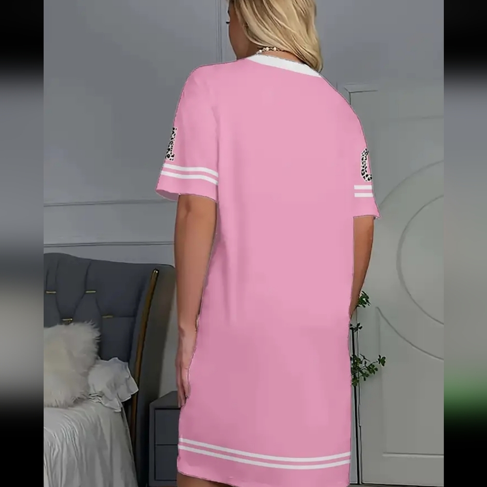 Pink Leopard Print PJs - Picture 3 of 3